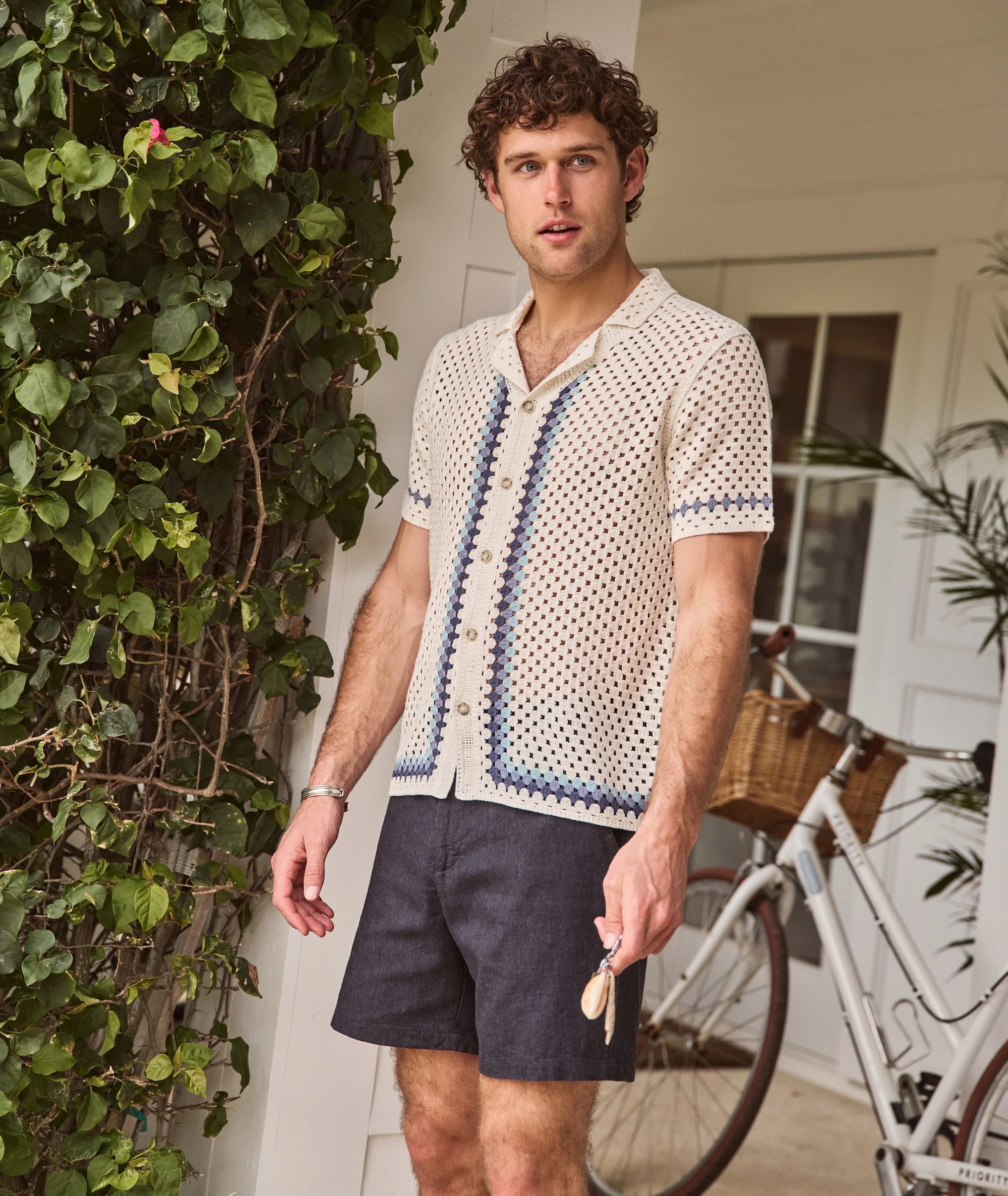 Ace Crochet Resort Shirt - Image 2