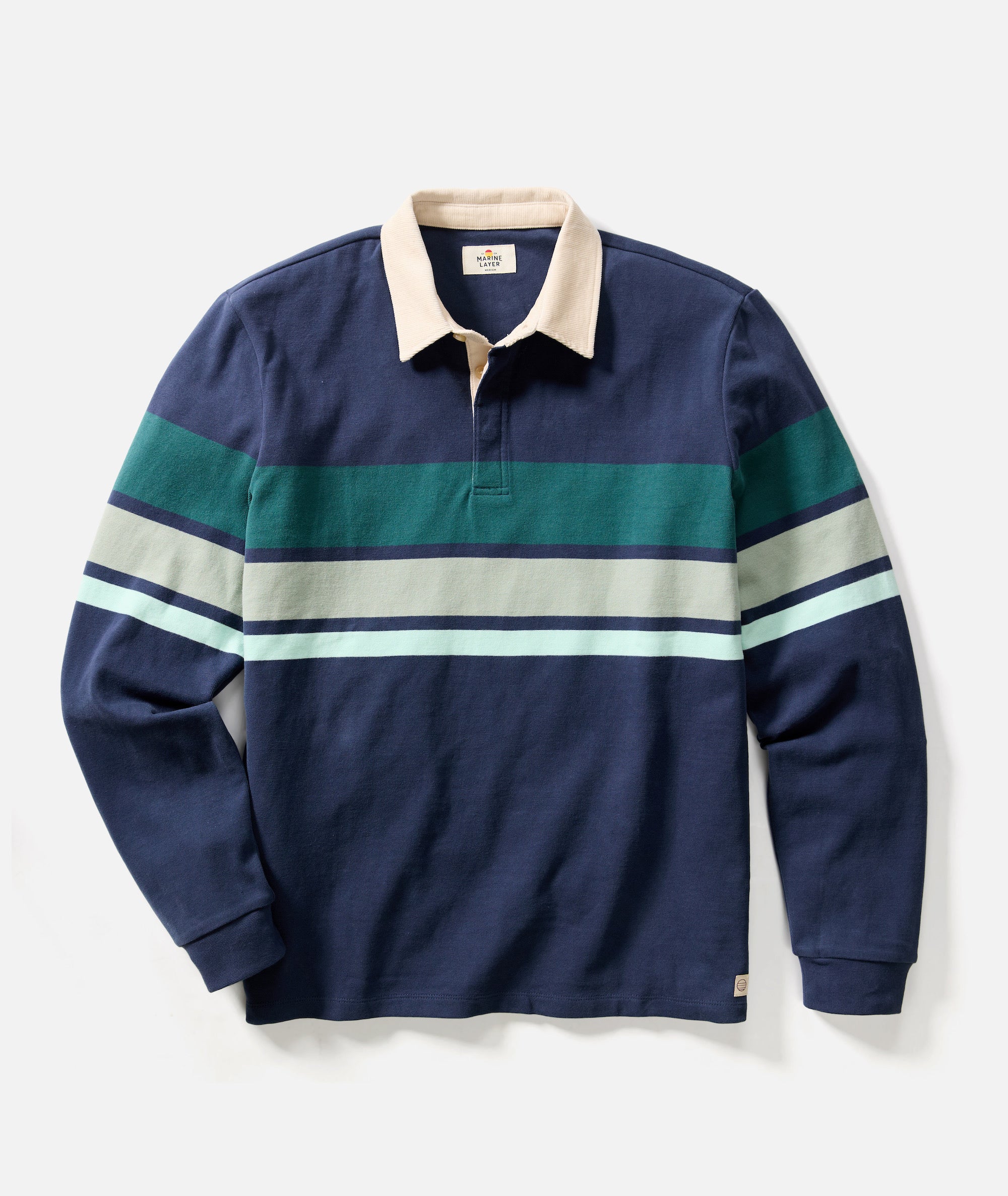 Custom Cut & Sew Sueded Rugby Polo - Image 3