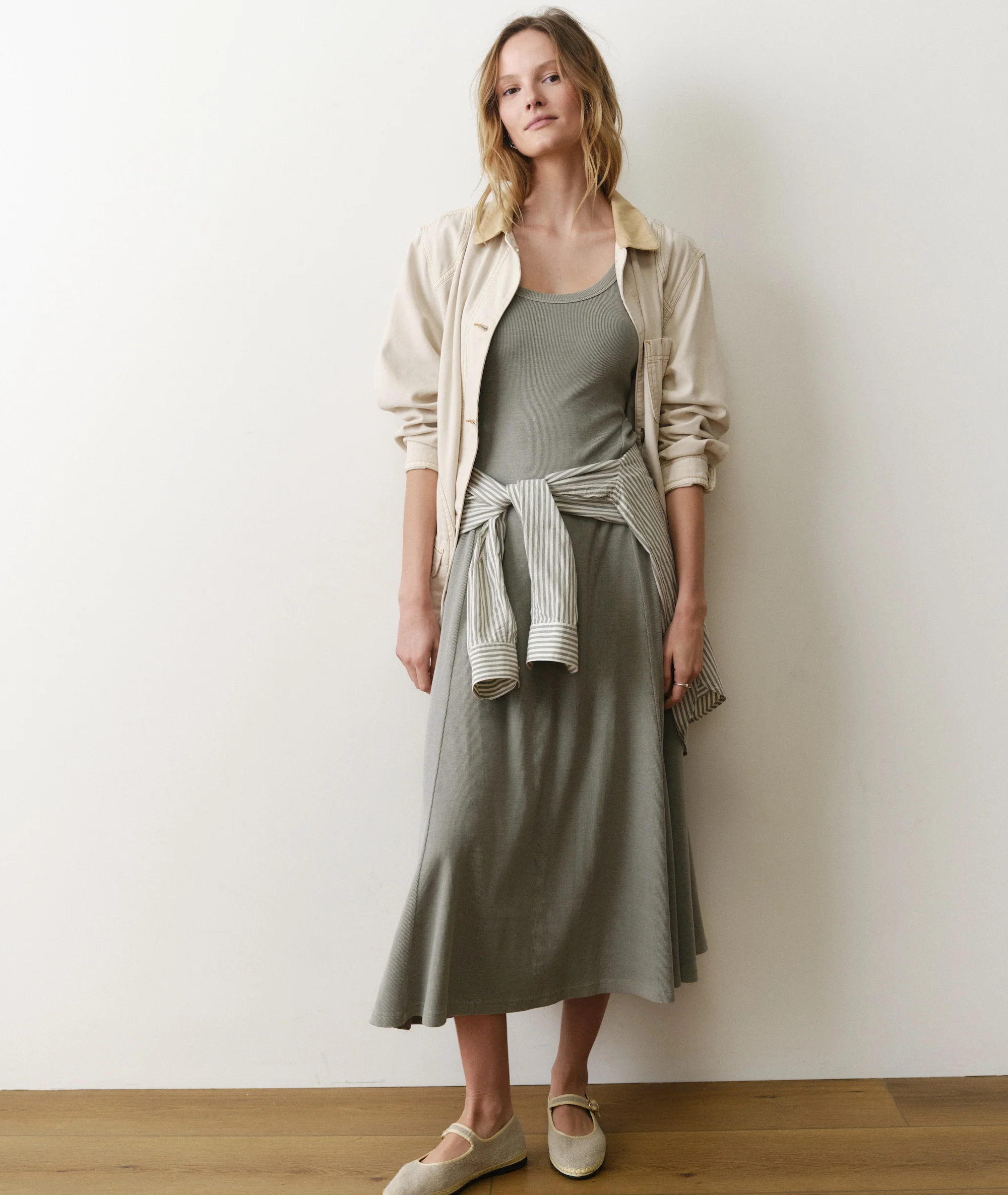 Lexi Rib Sun-In Fit & Flare Dress