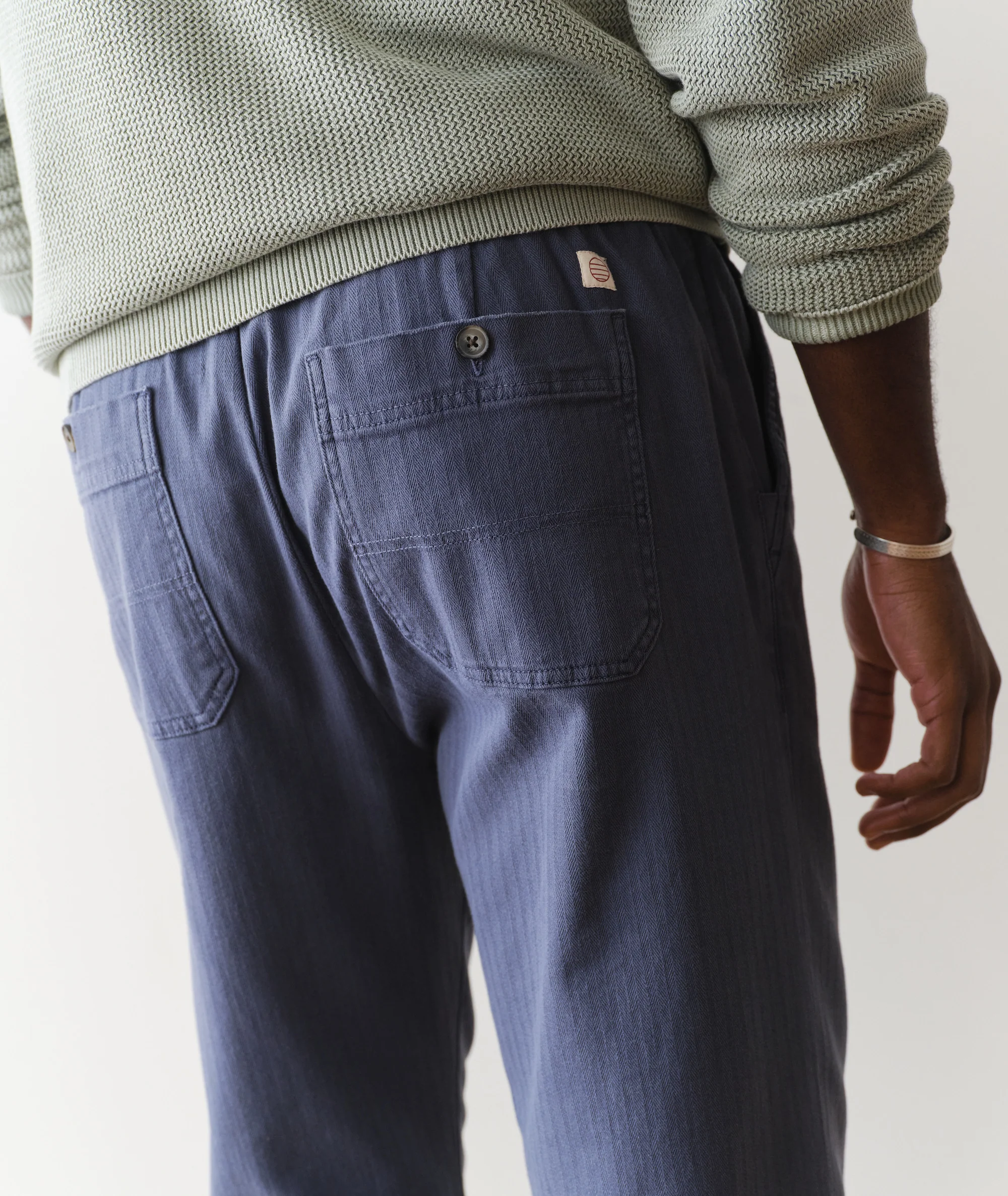 Saturday Relaxed Fit Herringbone Pant - Image 9
